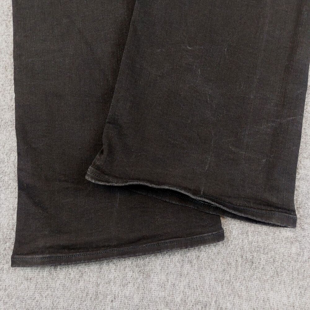 American Eagle Next Level Stretch Kick Boot Jeans Womens 16 (Fit 36x30) Black - Picture 2 of 8